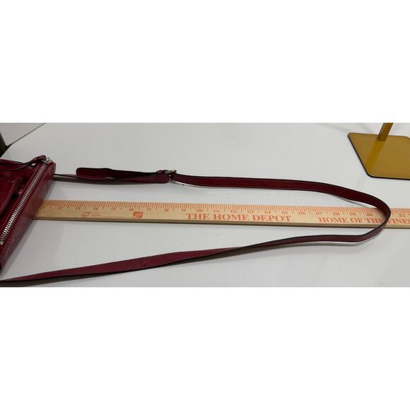 B2-45 Nine West Red Faux Leather Bag - Picture 5 of 8